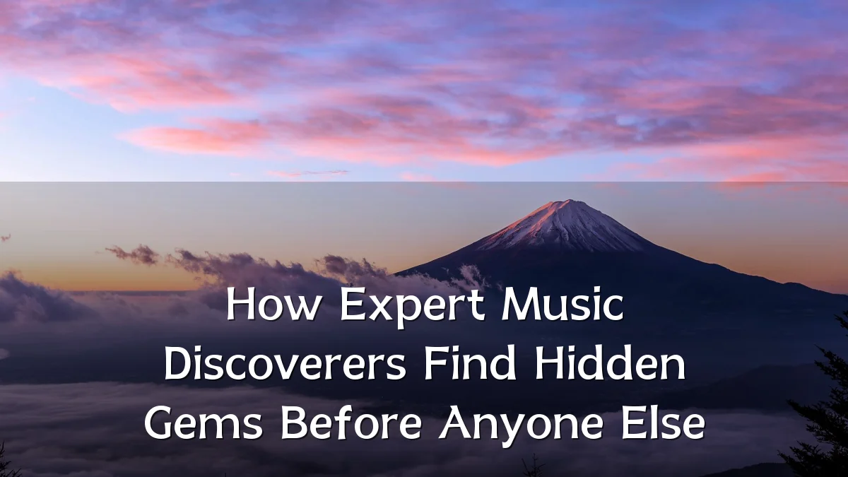 How Expert Music Discoverers Find Hidden Gems Before Anyone Else