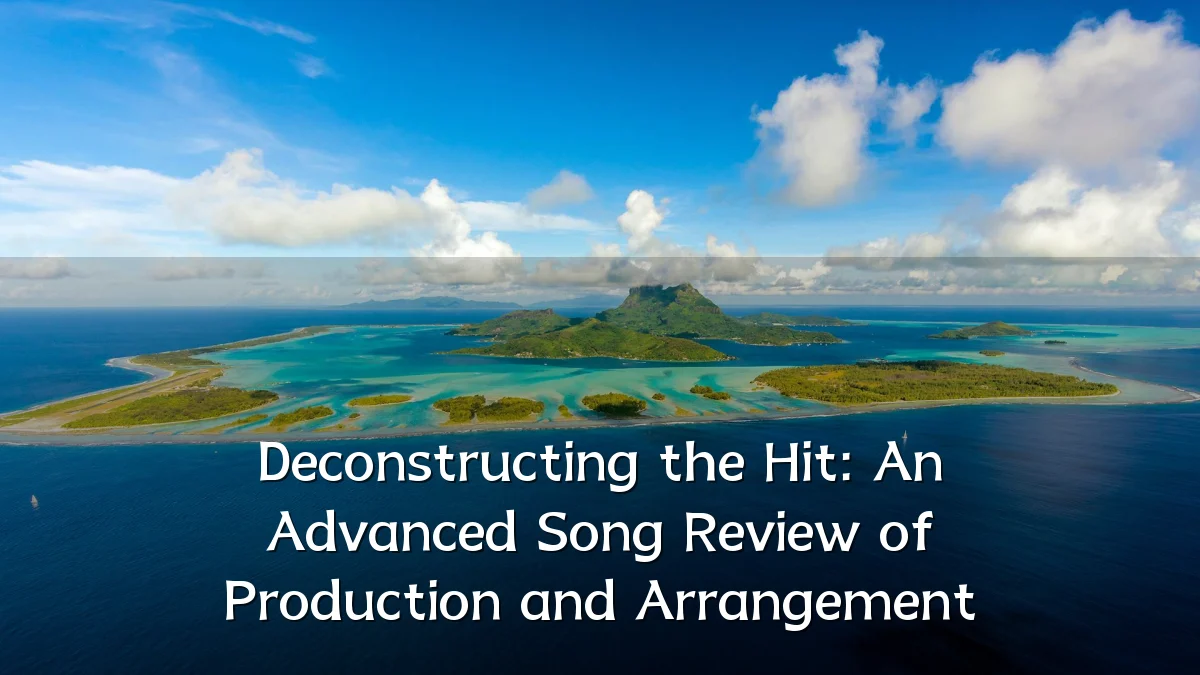 Deconstructing the Hit: An Advanced Song Review of Production and Arrangement