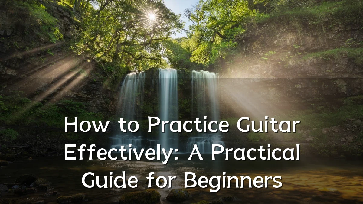 How to Practice Guitar Effectively: A Practical Guide for Beginners