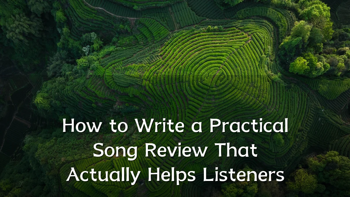 How to Write a Practical Song Review That Actually Helps Listeners