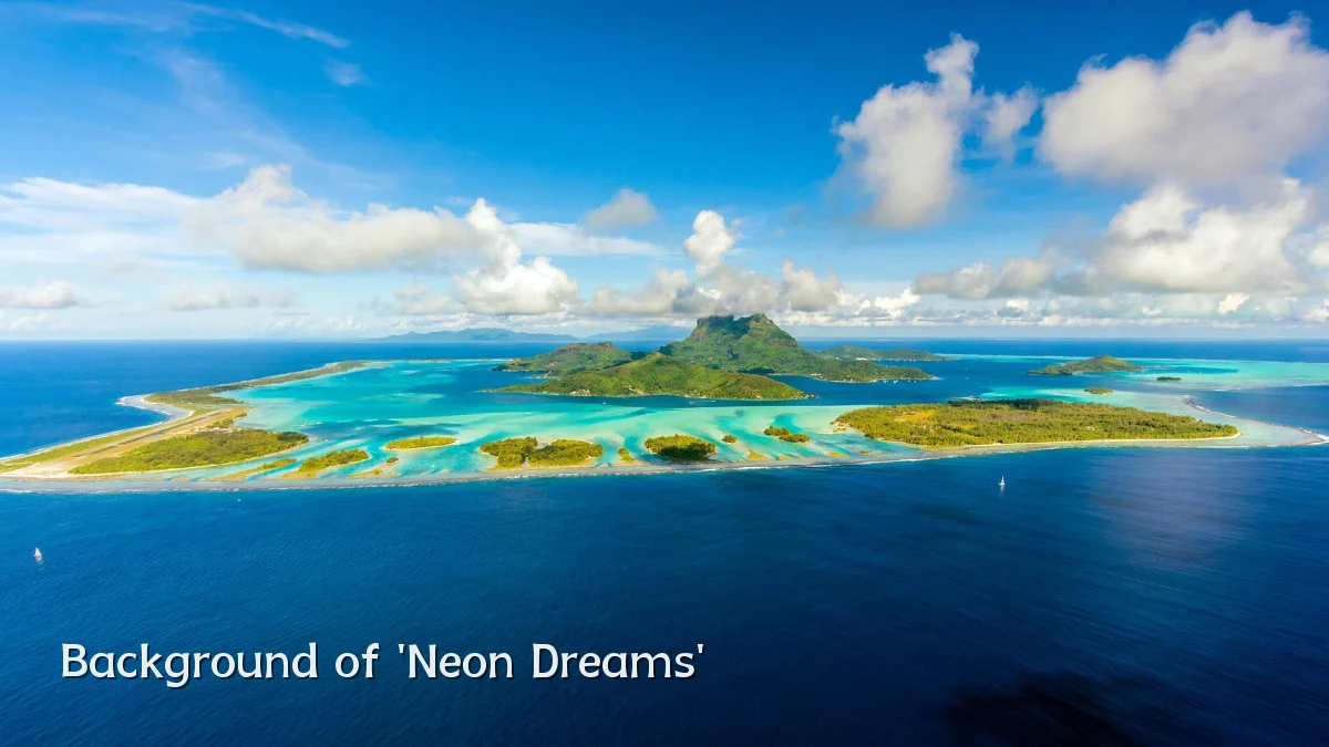 Background of 'Neon Dreams'
