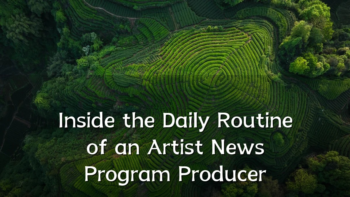 Inside the Daily Routine of an Artist News Program Producer