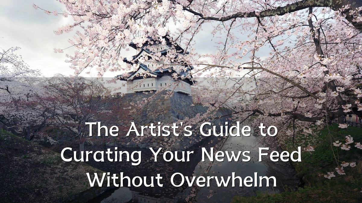 The Artist's Guide to Curating Your News Feed Without Overwhelm